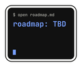 roadmap: TBD die-cut vinyl sticker