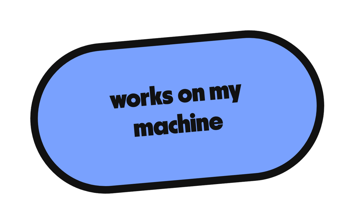 works on my machine die-cut vinyl sticker