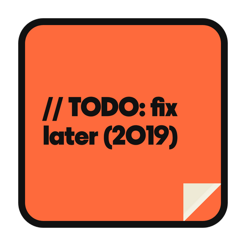 // TODO: fix later (2019) die-cut vinyl sticker