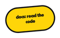 docs: read the code die-cut vinyl sticker