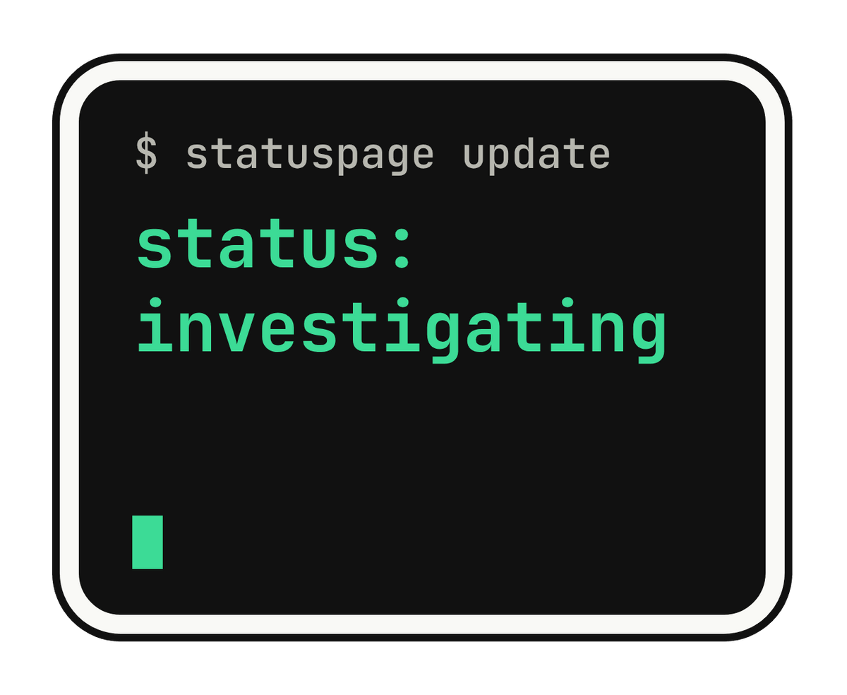 status: investigating die-cut vinyl sticker