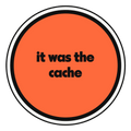 it was the cache die-cut vinyl sticker