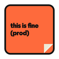this is fine (prod) die-cut vinyl sticker