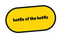 hotfix of the hotfix die-cut vinyl sticker