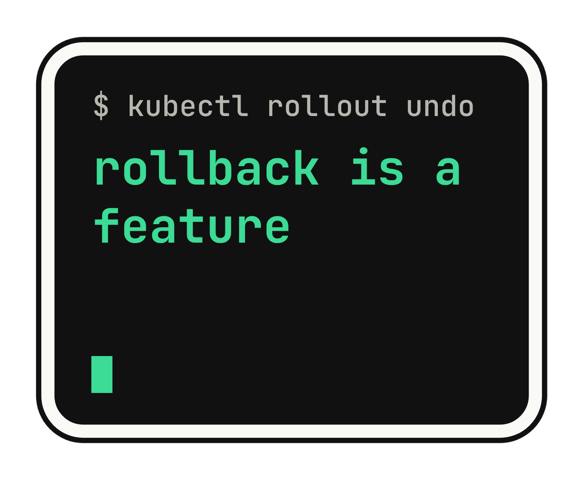 rollback is a feature die-cut vinyl sticker