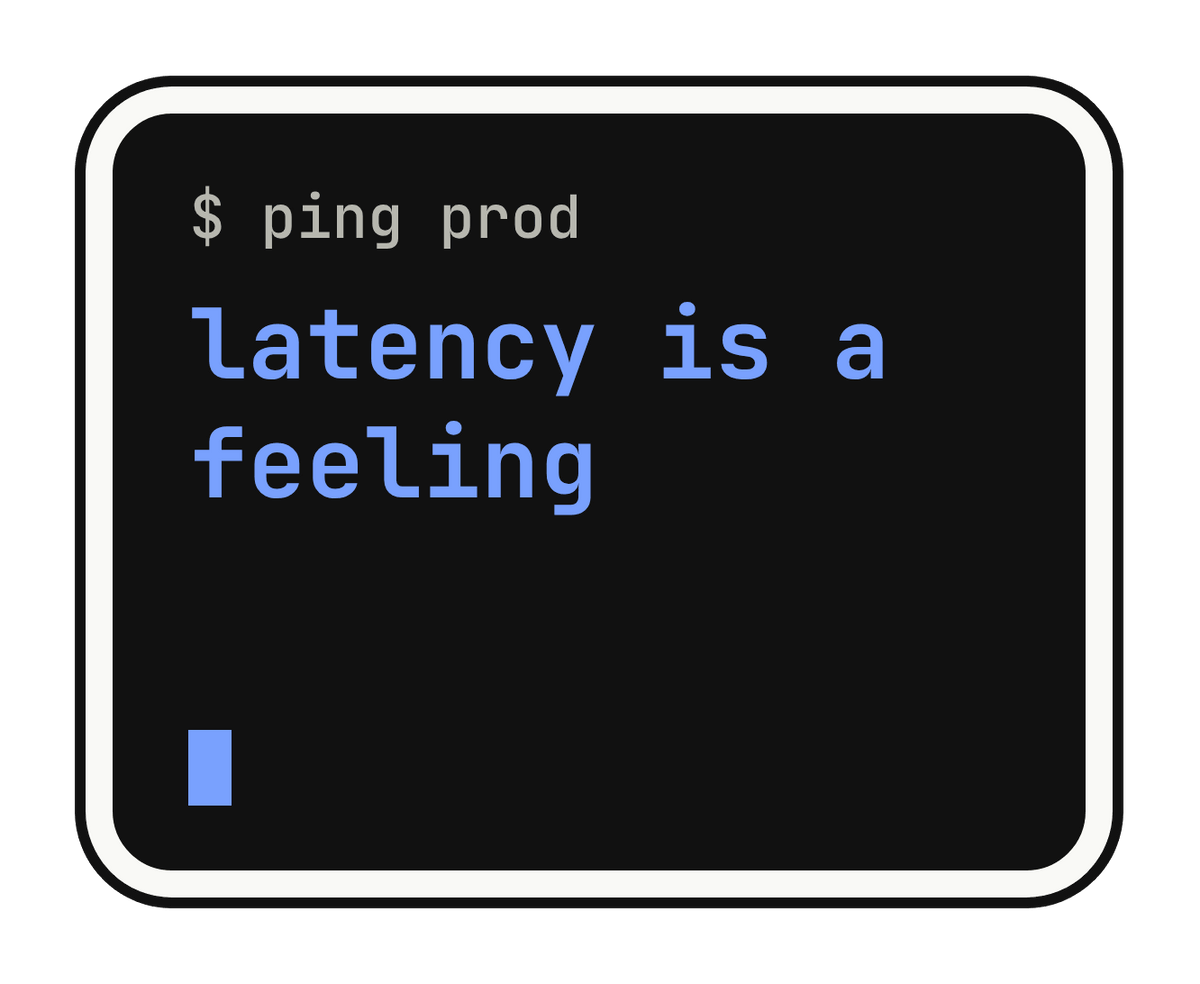 latency is a feeling die-cut vinyl sticker