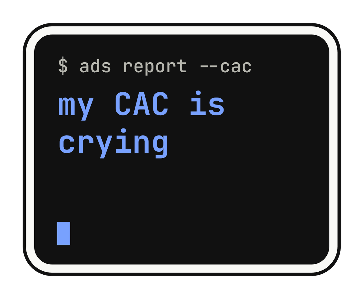 my CAC is crying die-cut vinyl sticker