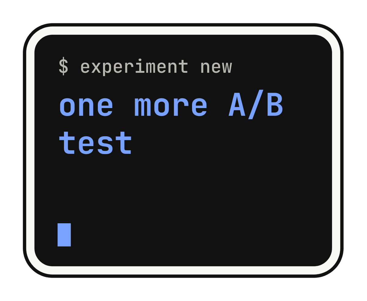 one more A/B test die-cut vinyl sticker