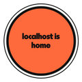 localhost is home die-cut vinyl sticker