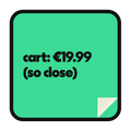 cart: €19.99 (so close) die-cut vinyl sticker