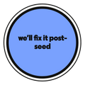 we'll fix it post-seed die-cut vinyl sticker