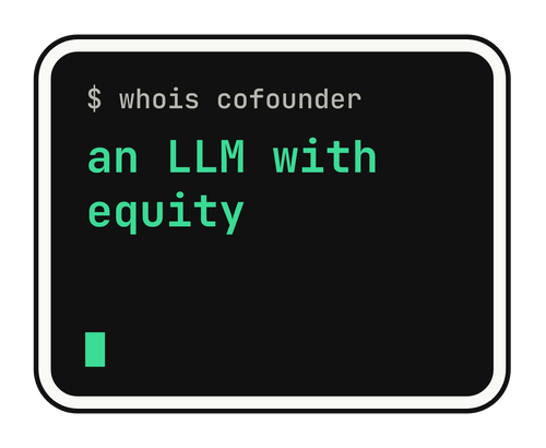 an LLM with equity die-cut vinyl sticker