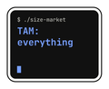 TAM: everything die-cut vinyl sticker