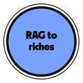 RAG to riches die-cut vinyl sticker