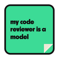 my code reviewer is a model die-cut vinyl sticker