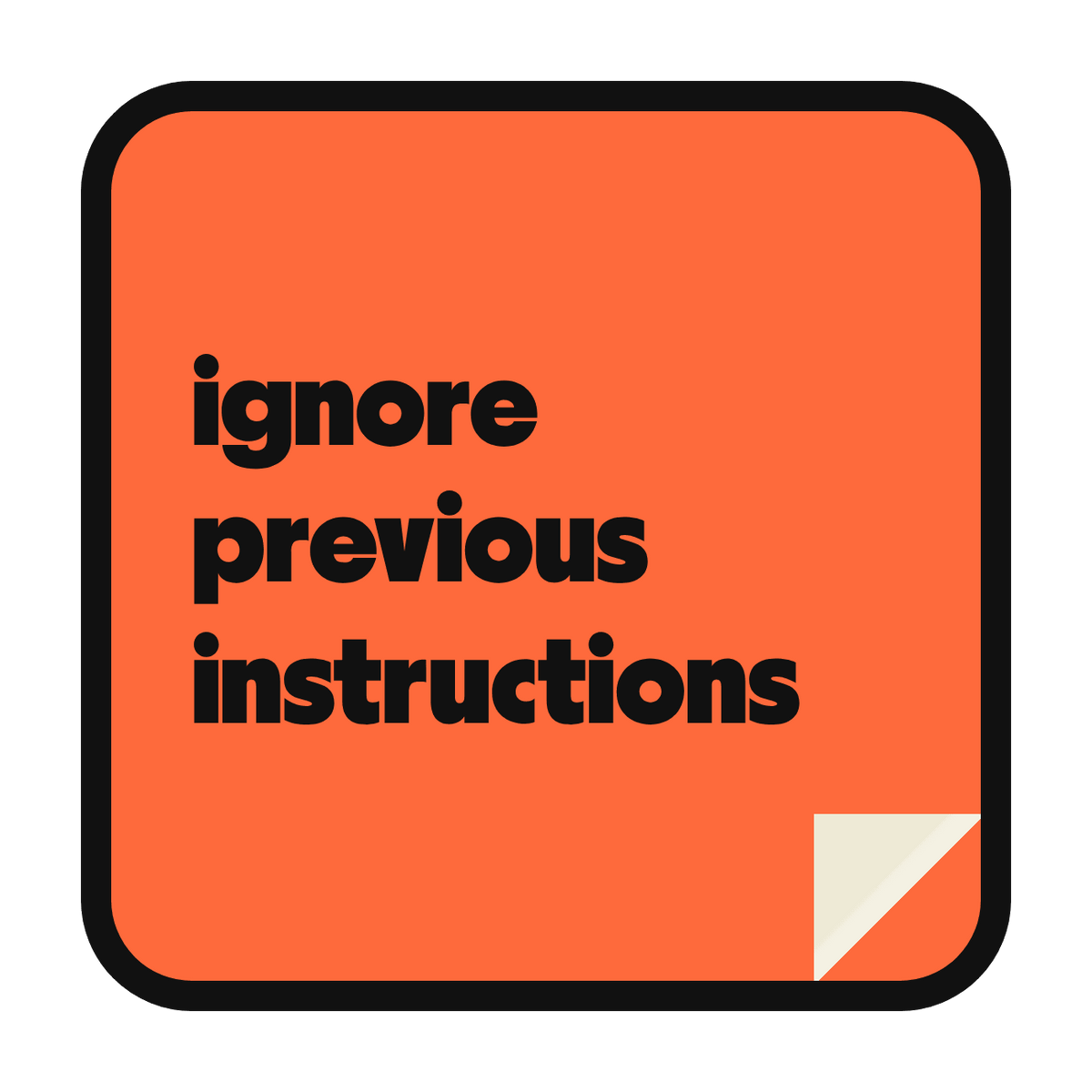 ignore previous instructions die-cut vinyl sticker