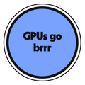 GPUs go brrr die-cut vinyl sticker