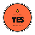 Founder pack v2: Burn rate: YES sticker