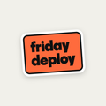 Friday deploy die-cut vinyl sticker